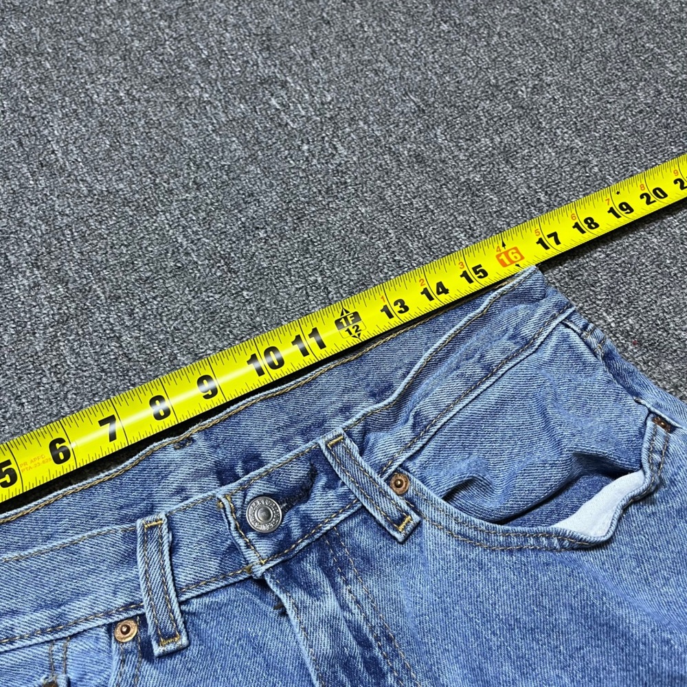 Levis 550 Relaxed Fit Jeans W34 L30 Blue Denim Medium Wash Mens 550-4834 - Picture 10 of 14